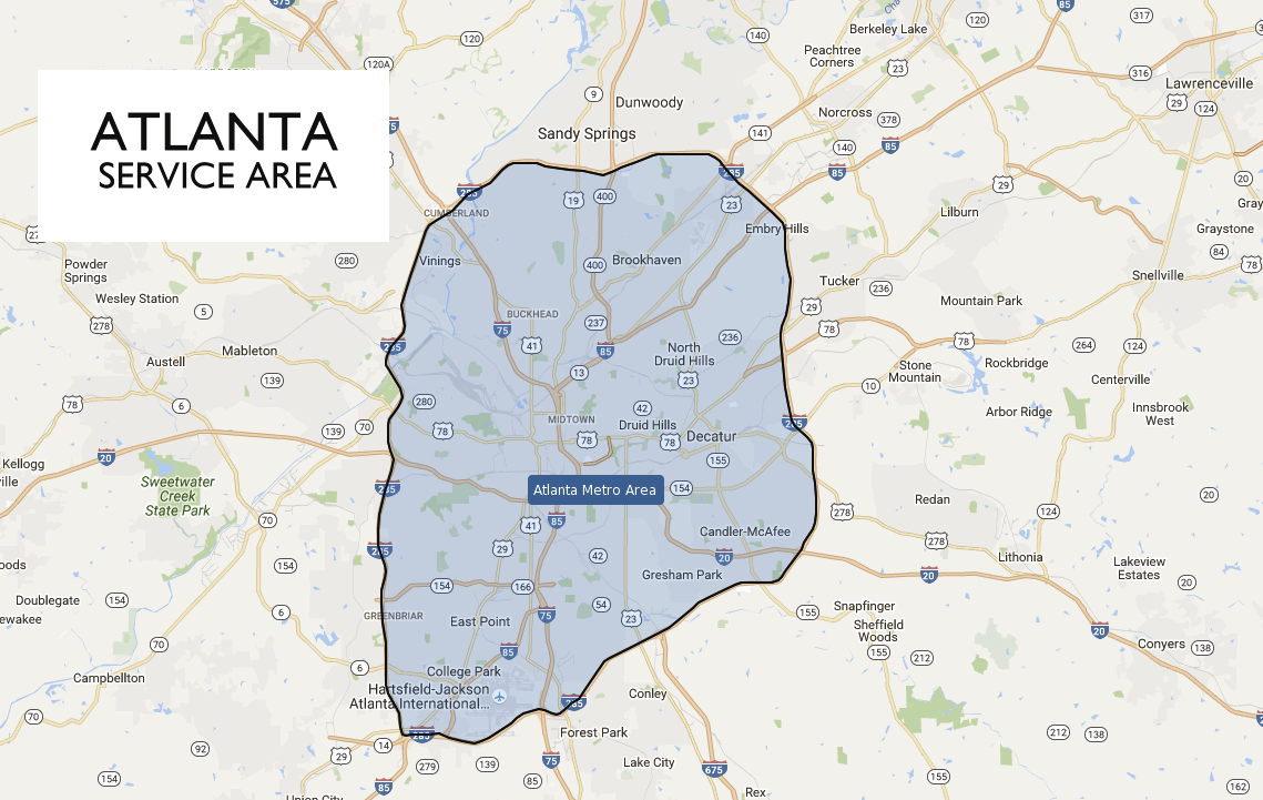 Atlanta Service Map